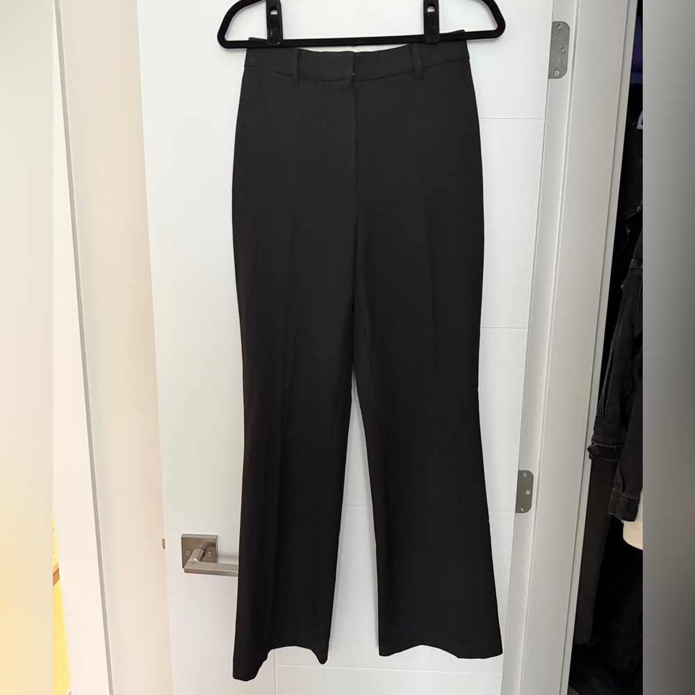 Aritzia Wilfred Black High Waisted Trousers Dress Pants